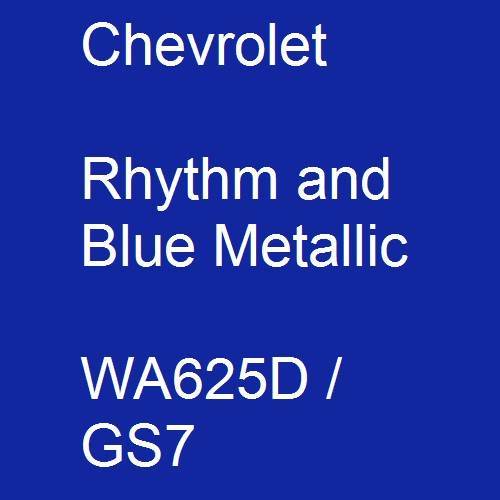 Chevrolet, Rhythm and Blue Metallic, WA625D / GS7.